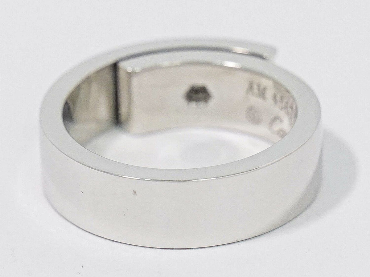 Cartier Diamond 18K White Gold Ring 52 White Anniversary Second — view 3