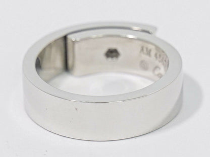 Cartier Diamond 18K White Gold Ring 52 White Anniversary Second — view 3