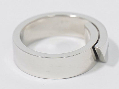 Cartier Diamond 18K White Gold Ring 52 White Anniversary Second — view 4