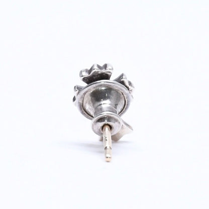 Chrome Hearts Single Earrings CH Crossfat Stud Silver 925 Sterling — view 6