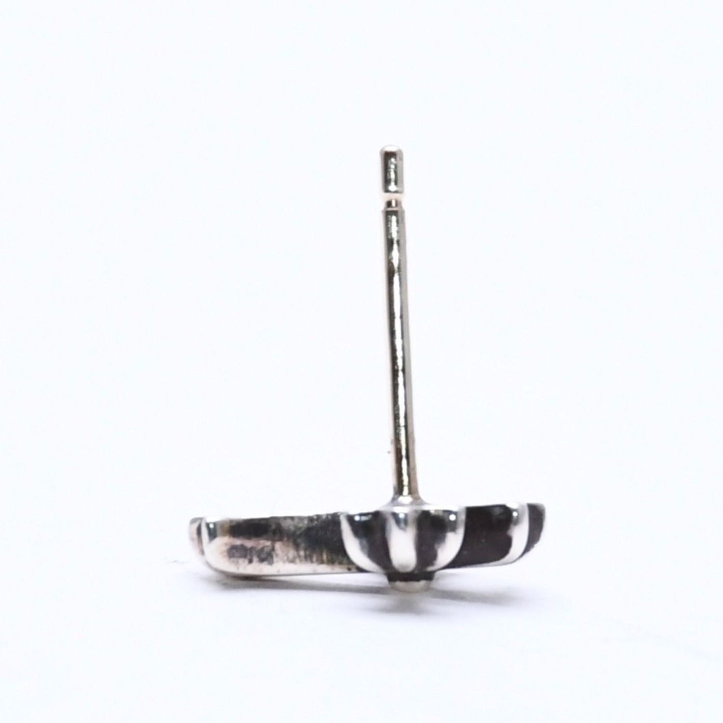 Chrome Hearts Single Earrings CH Crossfat Stud Silver 925 Sterling — view 7