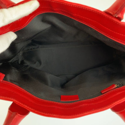 Gucci Red Beige GG Canvas Leather 002 Tote Shoulder — view 8