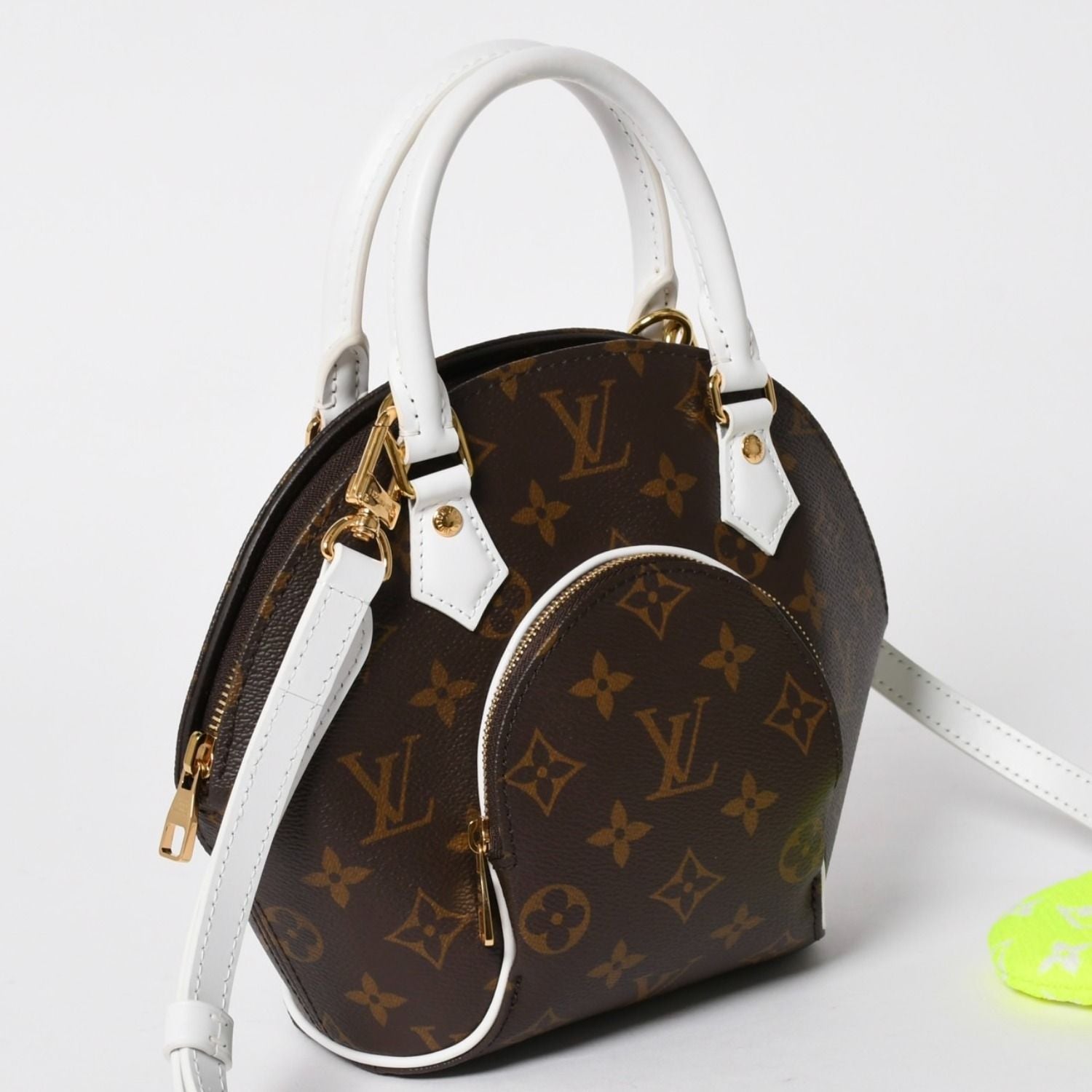 Louis Vuitton Handbag Ellipse BB Monogram Canvas Brown Gold — view 3