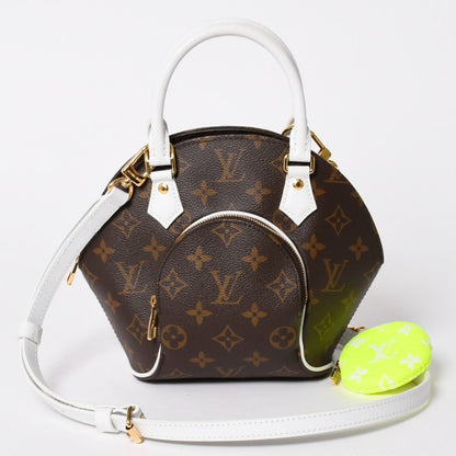 Louis Vuitton Handbag Ellipse BB Monogram Canvas Brown Gold