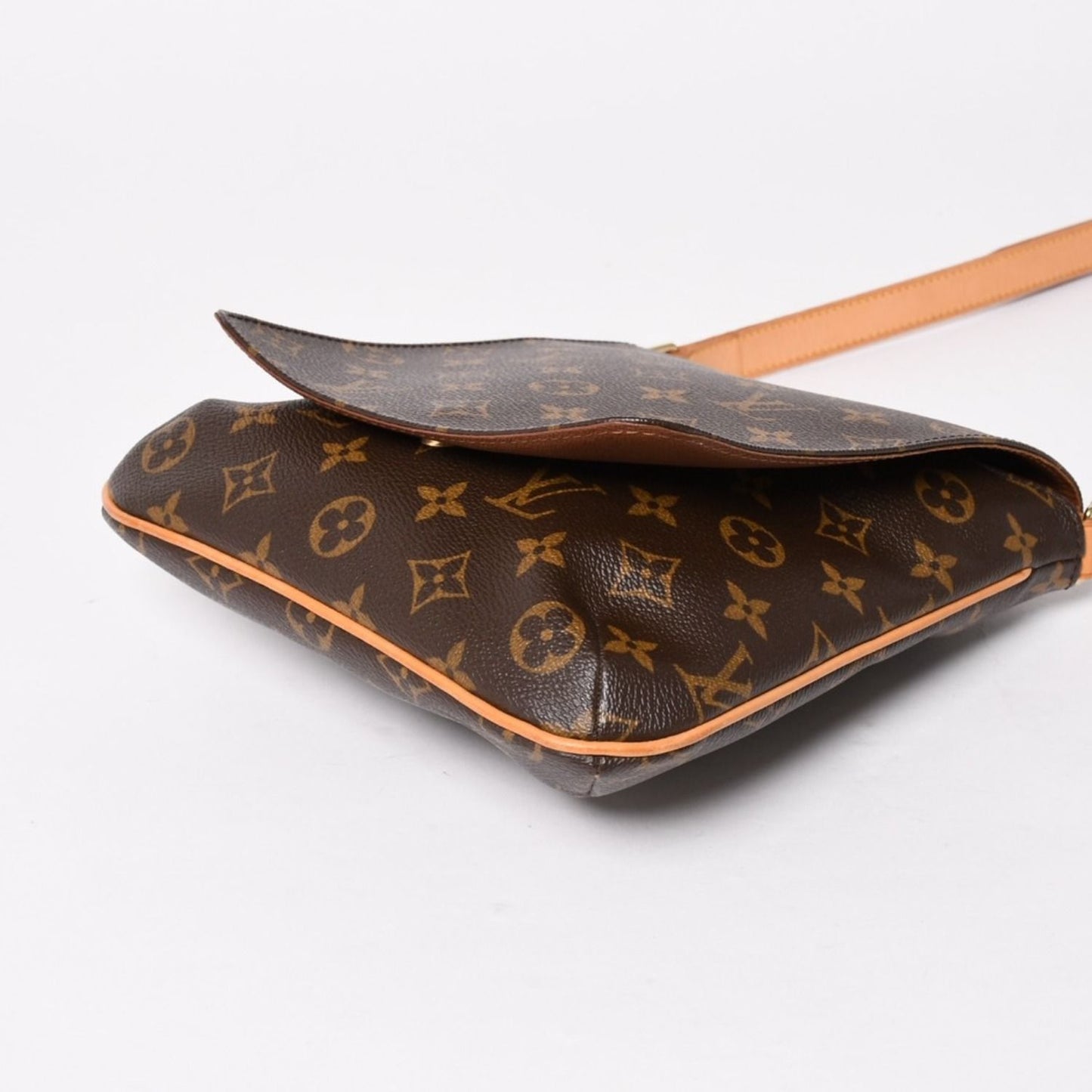 Louis Vuitton Monogram Musette Salsa Shoulder Bag Brown Vachetta Leather — view 5