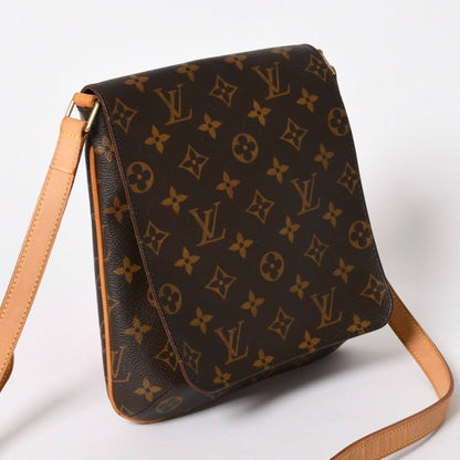 Louis Vuitton Monogram Musette Salsa Shoulder Bag Brown Vachetta Leather — view 3