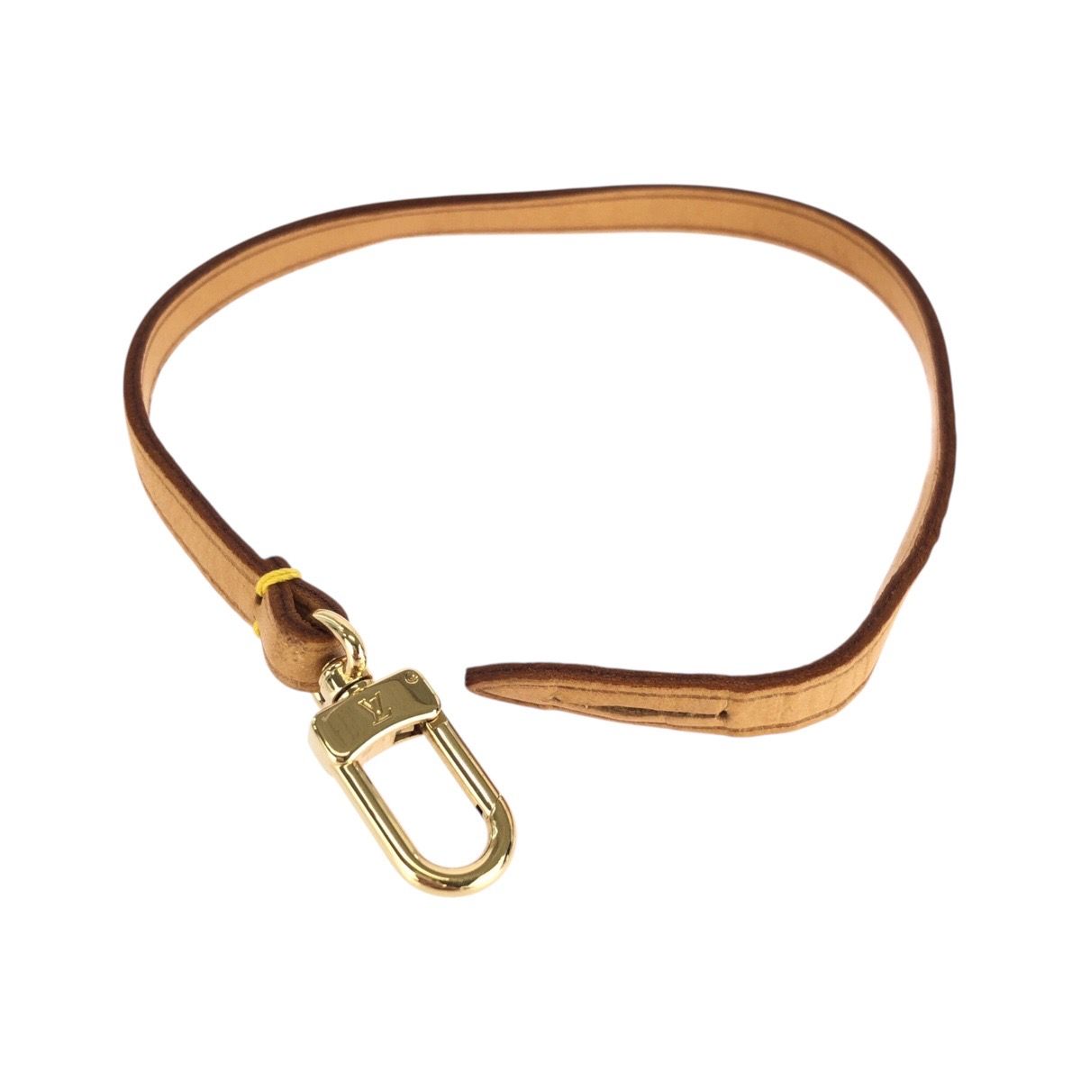 Louis Vuitton Soir Pouch Beige Leather Handle Strap
