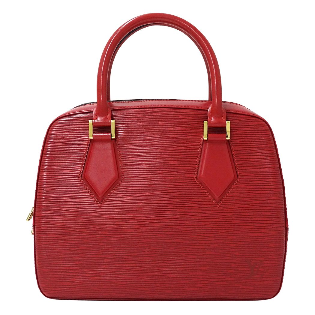 Louis Vuitton Bag Epi Handbag Sa Blanc Castilian