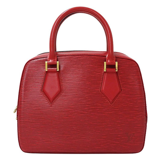 Louis Vuitton Bag Epi Handbag Sa Blanc Castilian