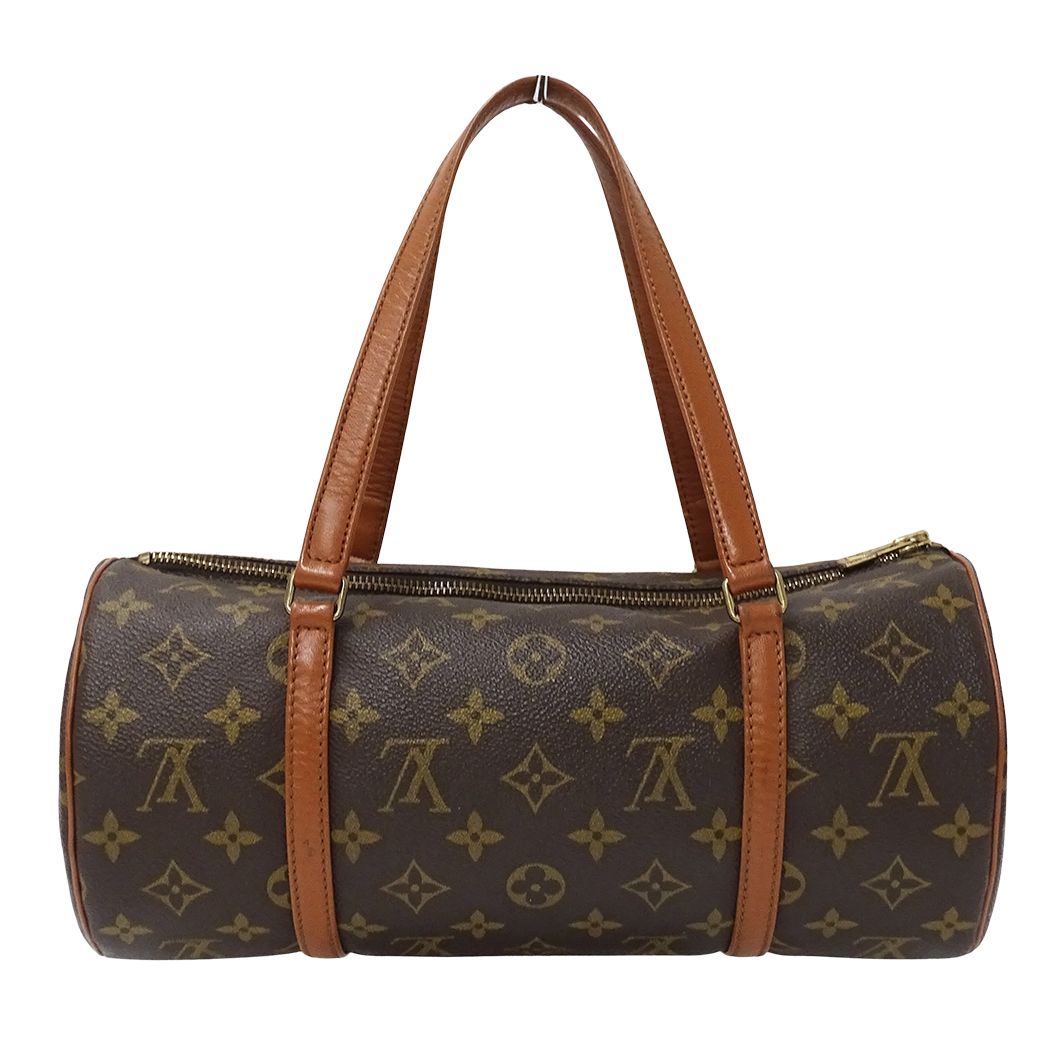 Louis Vuitton Monogram Handbag Papillon Brown with Vintage — view 2