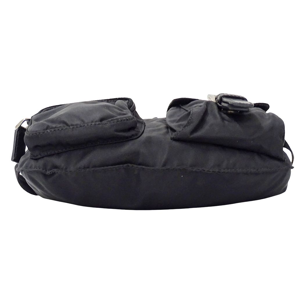 Prada Belt Bag Nylon Black Logo Small — view 3
