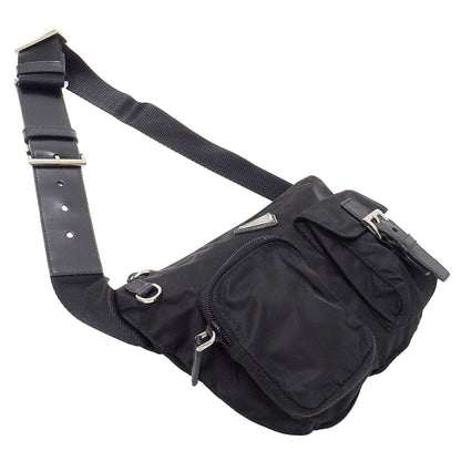 Prada Belt Bag Nylon Black Logo Small — view 4