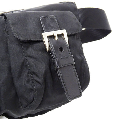 Prada Belt Bag Nylon Black Logo Small — view 8