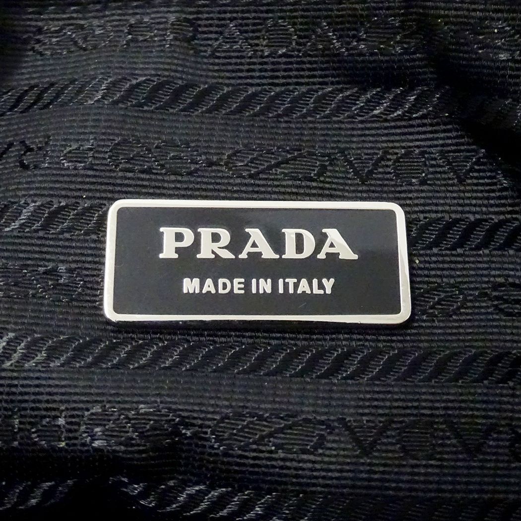 Prada Belt Bag Nylon Black Logo Small — view 6