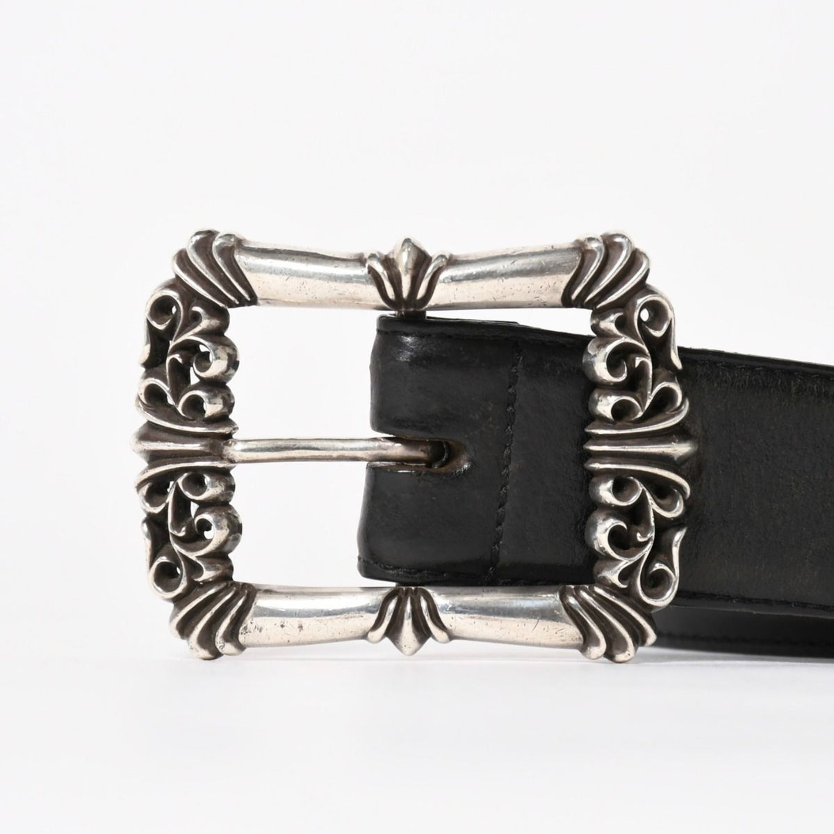 Chrome Hearts Blt Filigree Otj 1.5 Otj Belt 1.5 Inch 36 Leather 925 Sterling — view 3