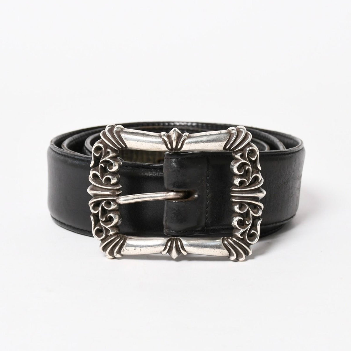 Chrome Hearts Blt Filigree Otj 1.5 Otj Belt 1.5 Inch 36 Leather 925 Sterling