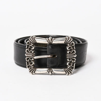Chrome Hearts Blt Filigree Otj 1.5 Otj Belt 1.5 Inch 36 Leather 925 Sterling