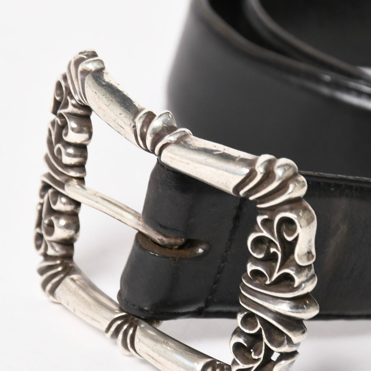 Chrome Hearts Blt Filigree Otj 1.5 Otj Belt 1.5 Inch 36 Leather 925 Sterling — view 5