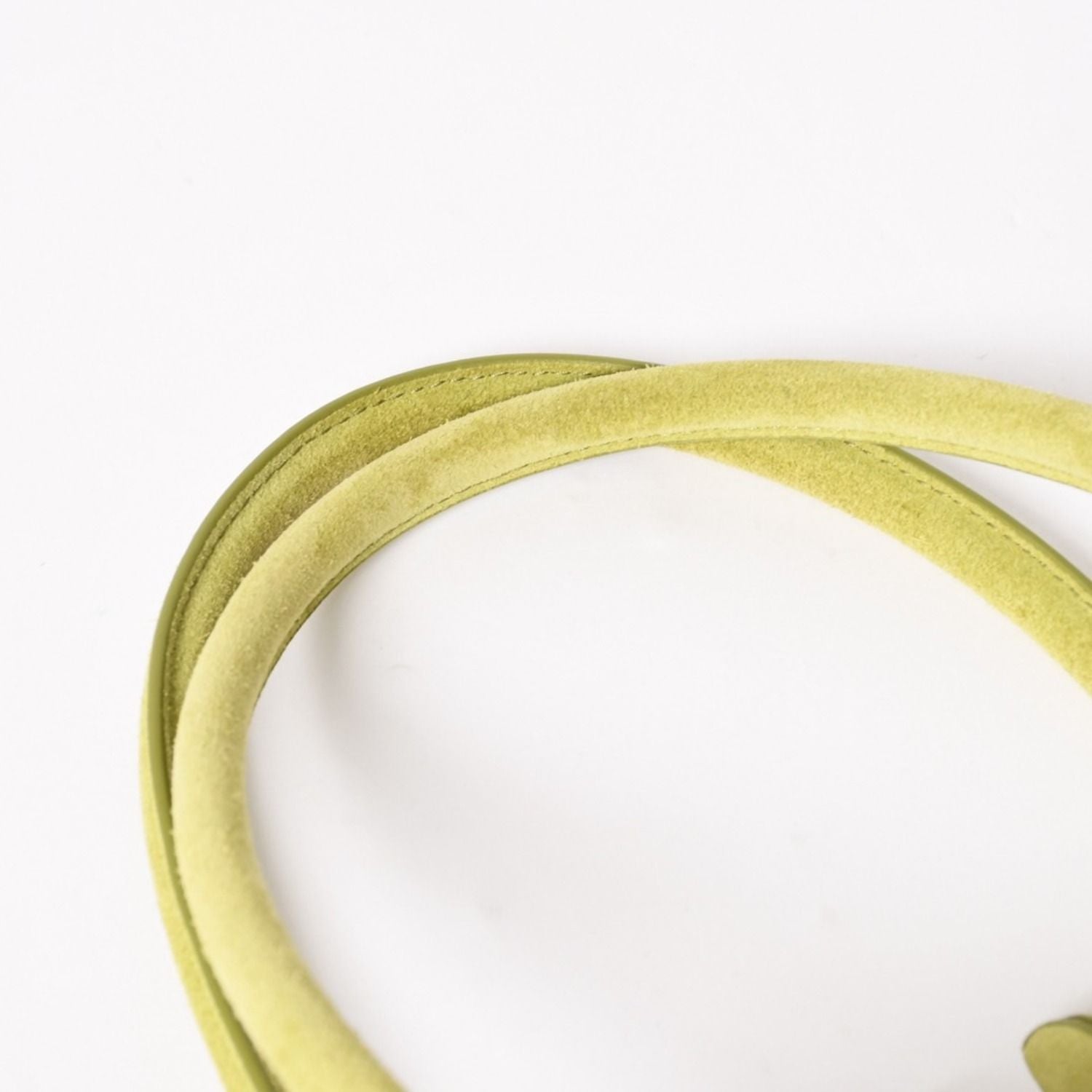 Miu Miu Beau Suede Tote Bag Green Gold — view 8