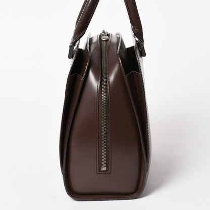 Louis Vuitton Epi Pont Neuf Handbag Brown Mocha Silver — view 4