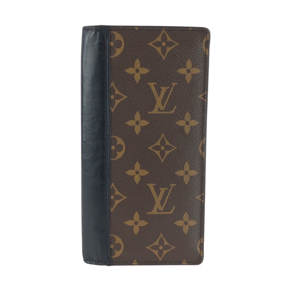 Louis Vuitton Monogram Macassar Portefeuille Brazza Brown Wallet