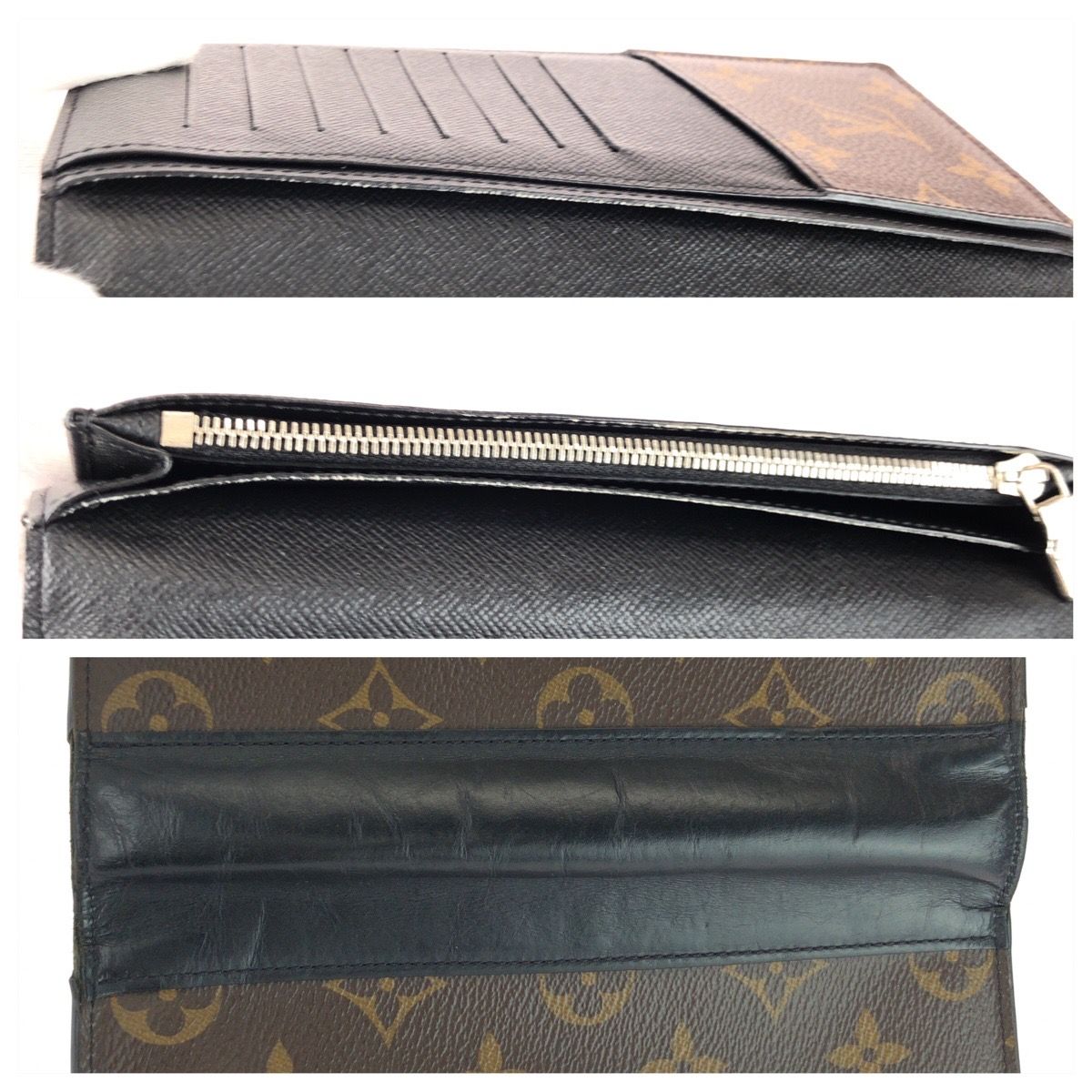 Louis Vuitton Monogram Macassar Portefeuille Brazza Brown Wallet — view 7