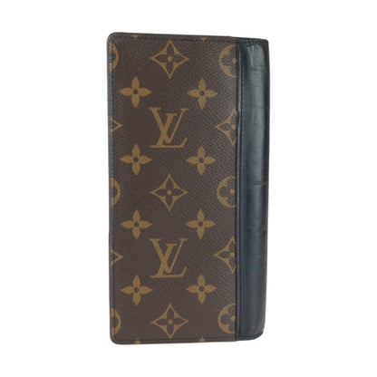 Louis Vuitton Monogram Macassar Portefeuille Brazza Brown Wallet — view 2