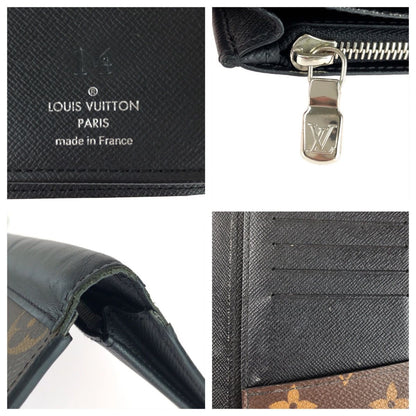 Louis Vuitton Monogram Macassar Portefeuille Brazza Brown Wallet — view 5