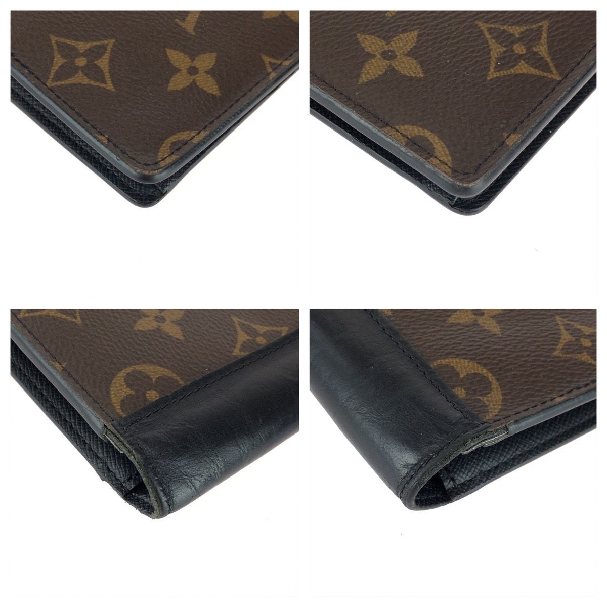 Louis Vuitton Monogram Macassar Portefeuille Brazza Brown Wallet — view 4