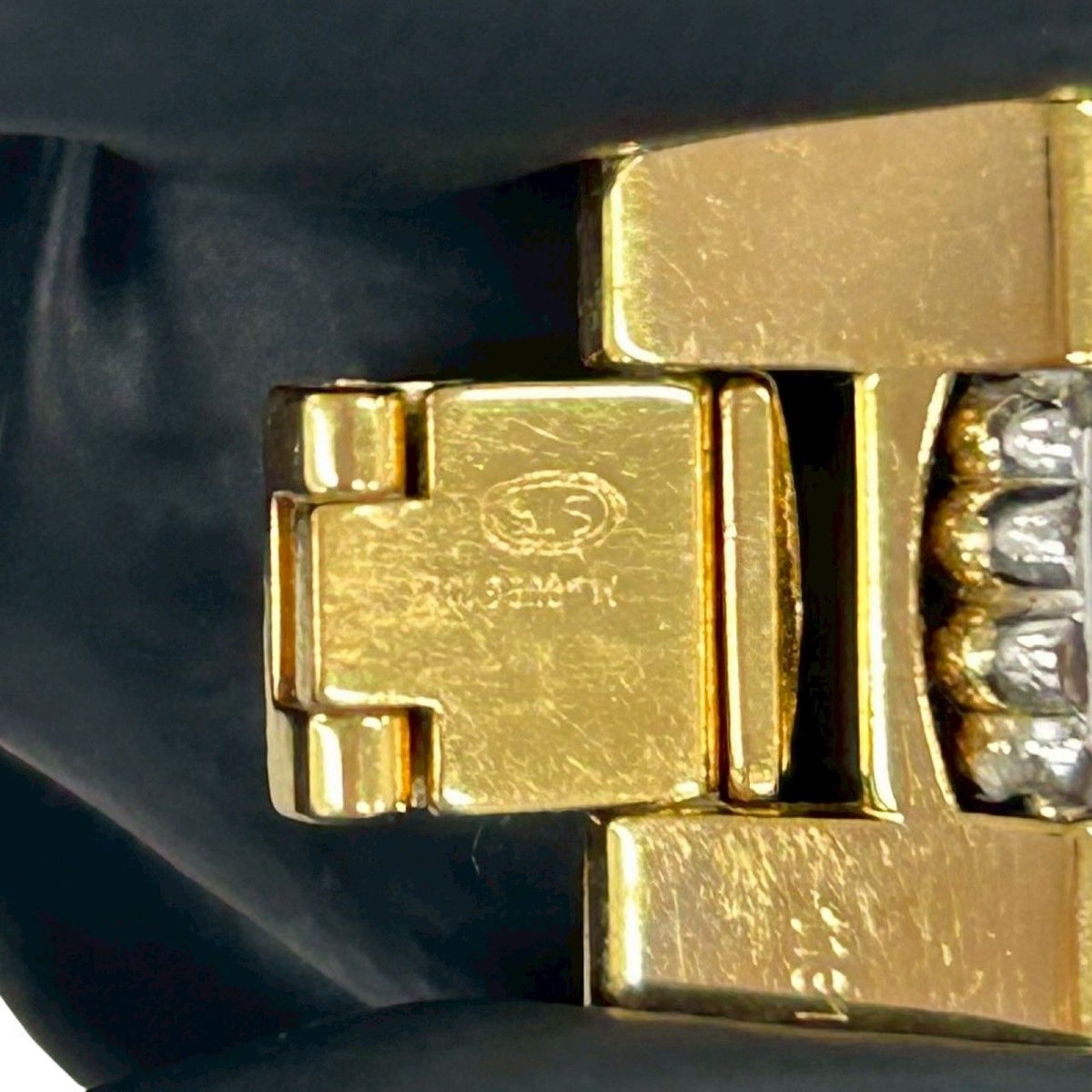 Dior Vintage Octagon Stainless Steel Quartz Watch Wrist Gold — view 3