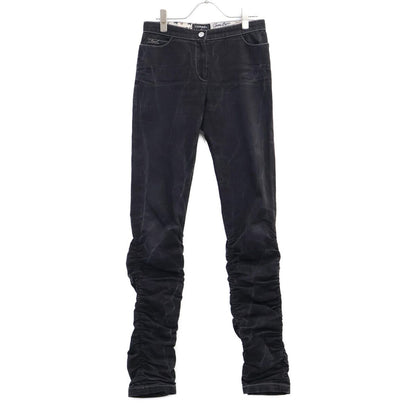Chanel Black Deformed Slim Pants 34