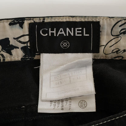 Chanel Black Deformed Slim Pants 34 — view 3