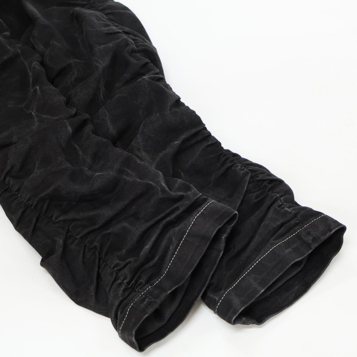 Chanel Black Deformed Slim Pants 34 — view 8