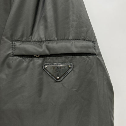 Prada Sports Triangle Plate Nylon Jacket Khaki 48 — view 9