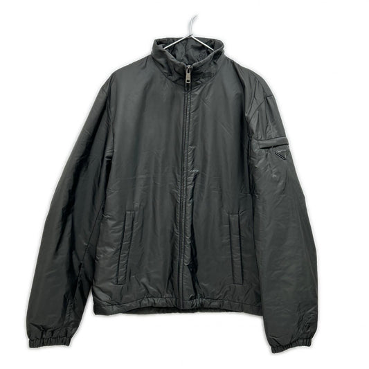 Prada Sports Triangle Plate Nylon Jacket Khaki 48