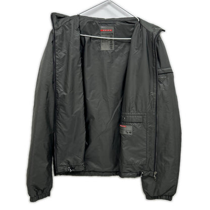 Prada Sports Triangle Plate Nylon Jacket Khaki 48 — view 3
