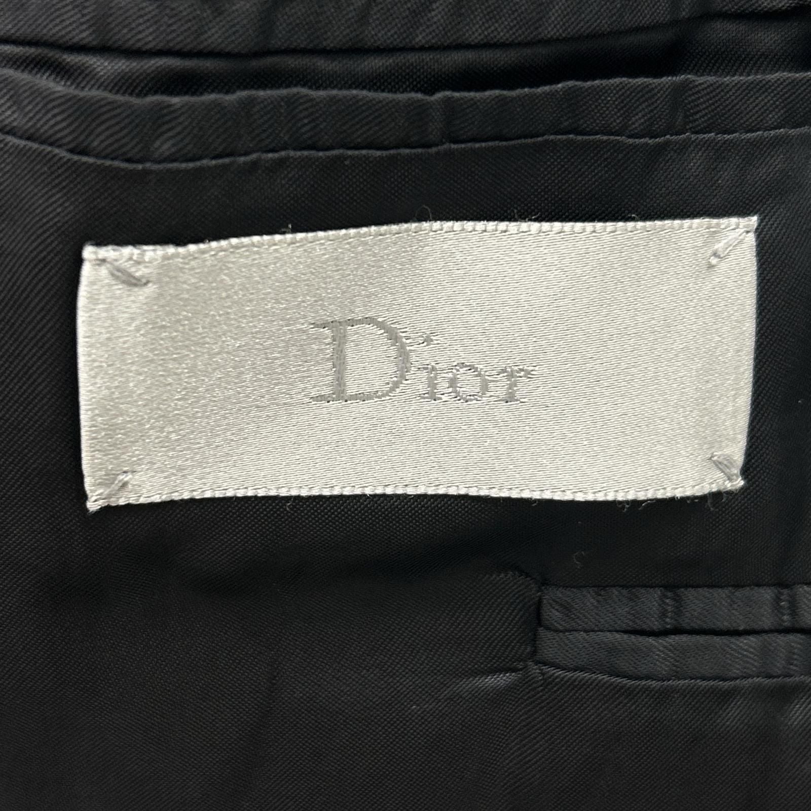 Dior Homme Classic Narrow Lapel Tailored Jacket Black 48 — view 4