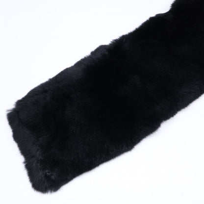 Chanel CC Logo Rabbit Fur Tippet Scarf — view 2