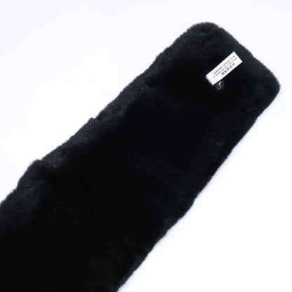 Chanel CC Logo Rabbit Fur Tippet Scarf — view 5