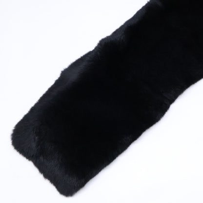 Chanel CC Logo Rabbit Fur Tippet Scarf — view 4