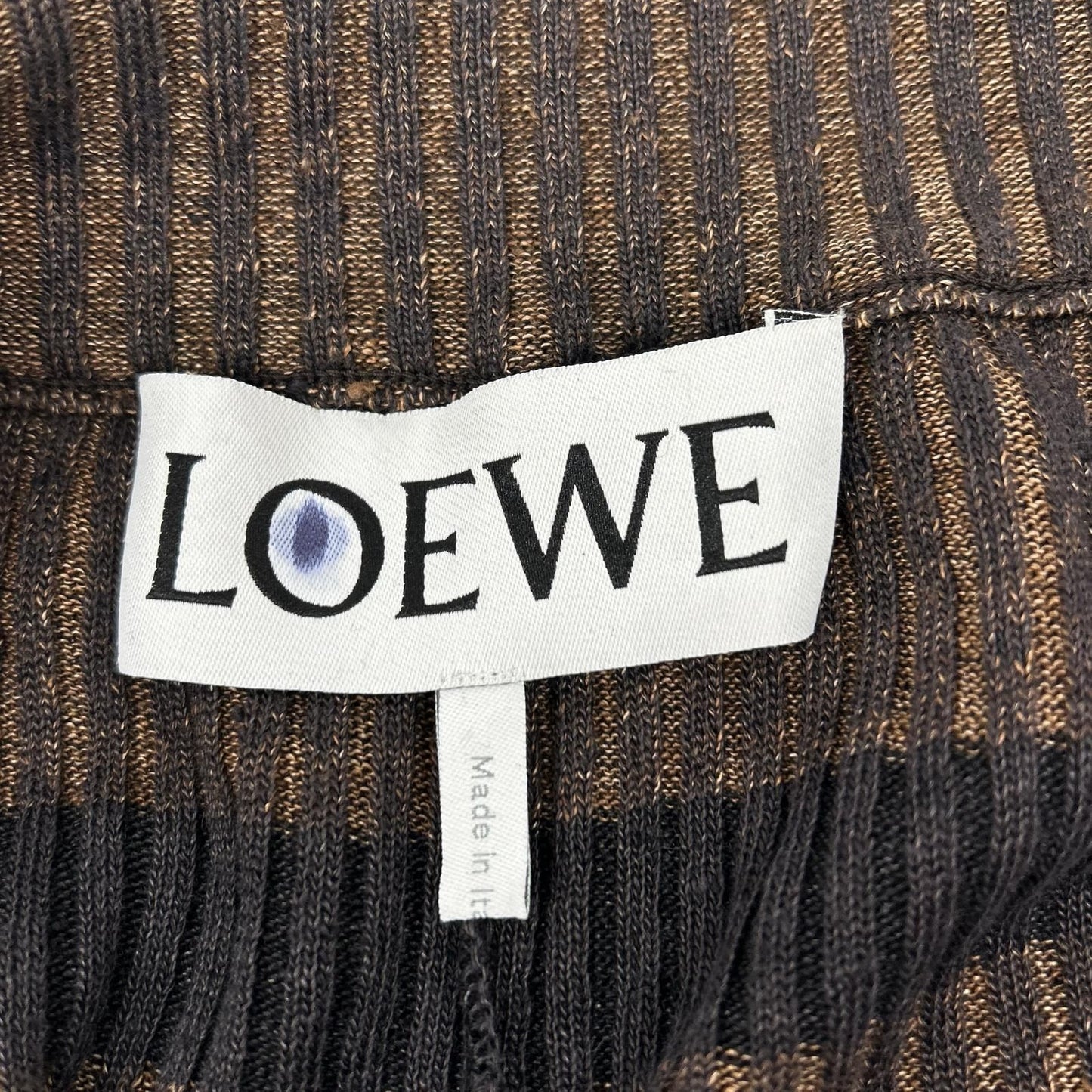 Loewe Linen Border Drawcord Easy Pants — view 3