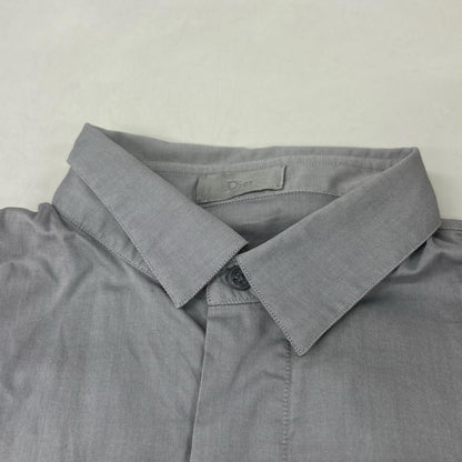 Dior Homme CD Embroidery Dress Shirt Gray 38 — view 3