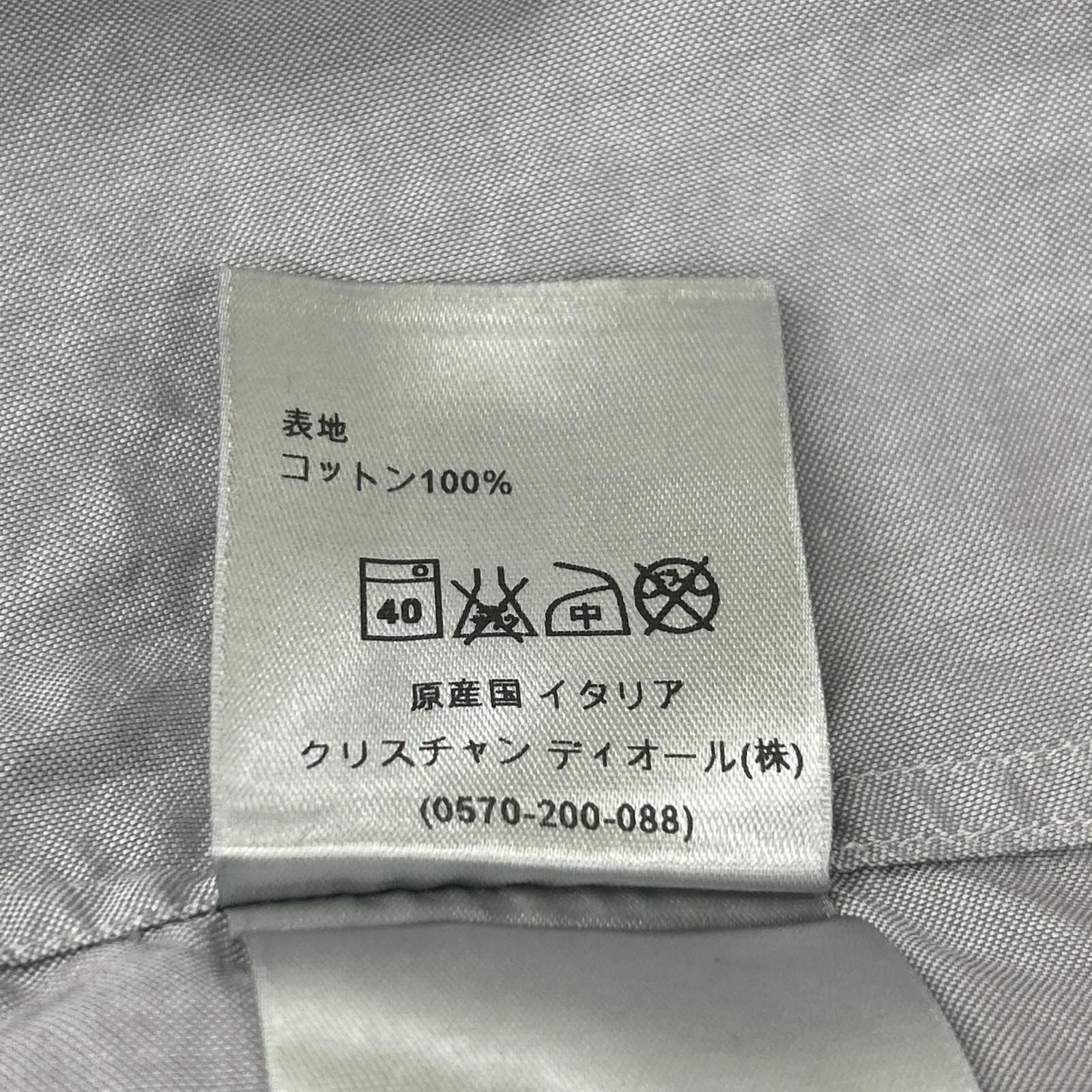 Dior Homme CD Embroidery Dress Shirt Gray 38 — view 5