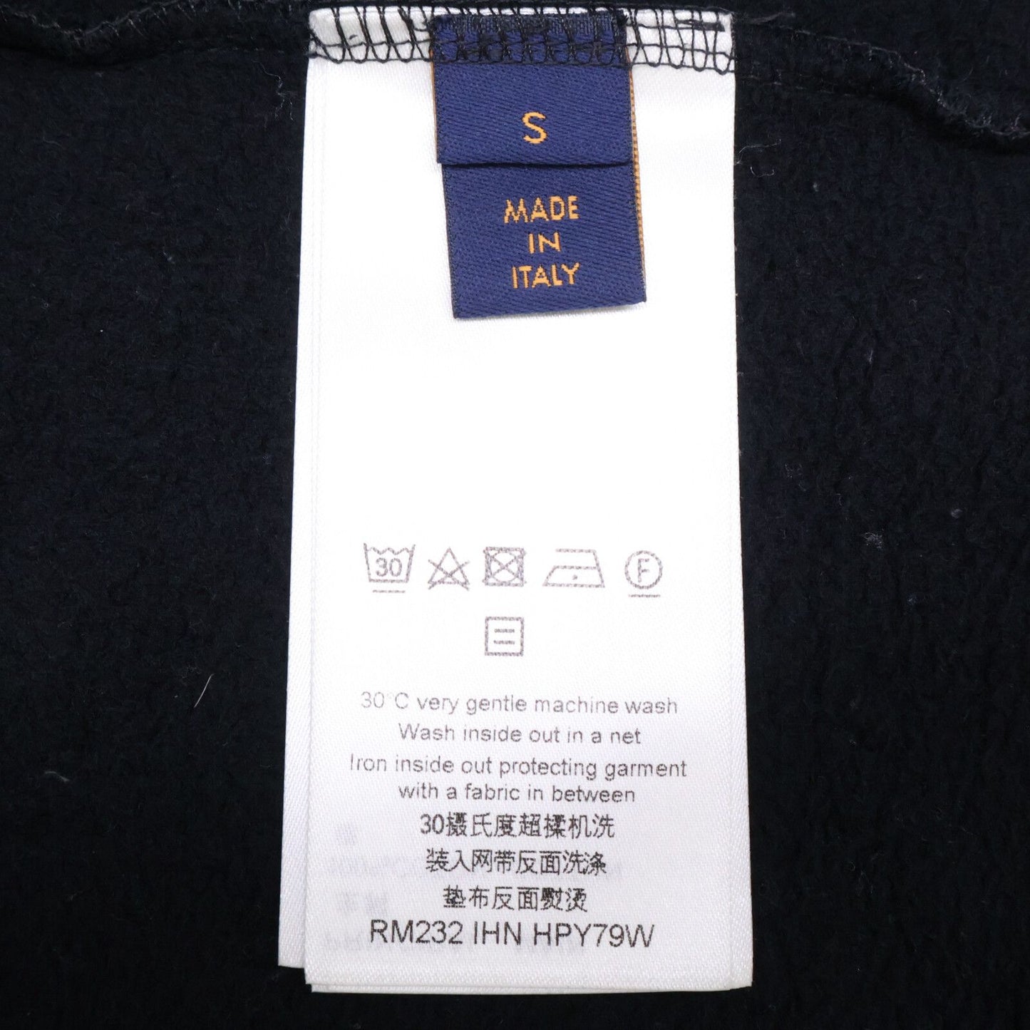 Louis Vuitton Agency Logo Fleece Lining Graphic Sweatshirt — view 4