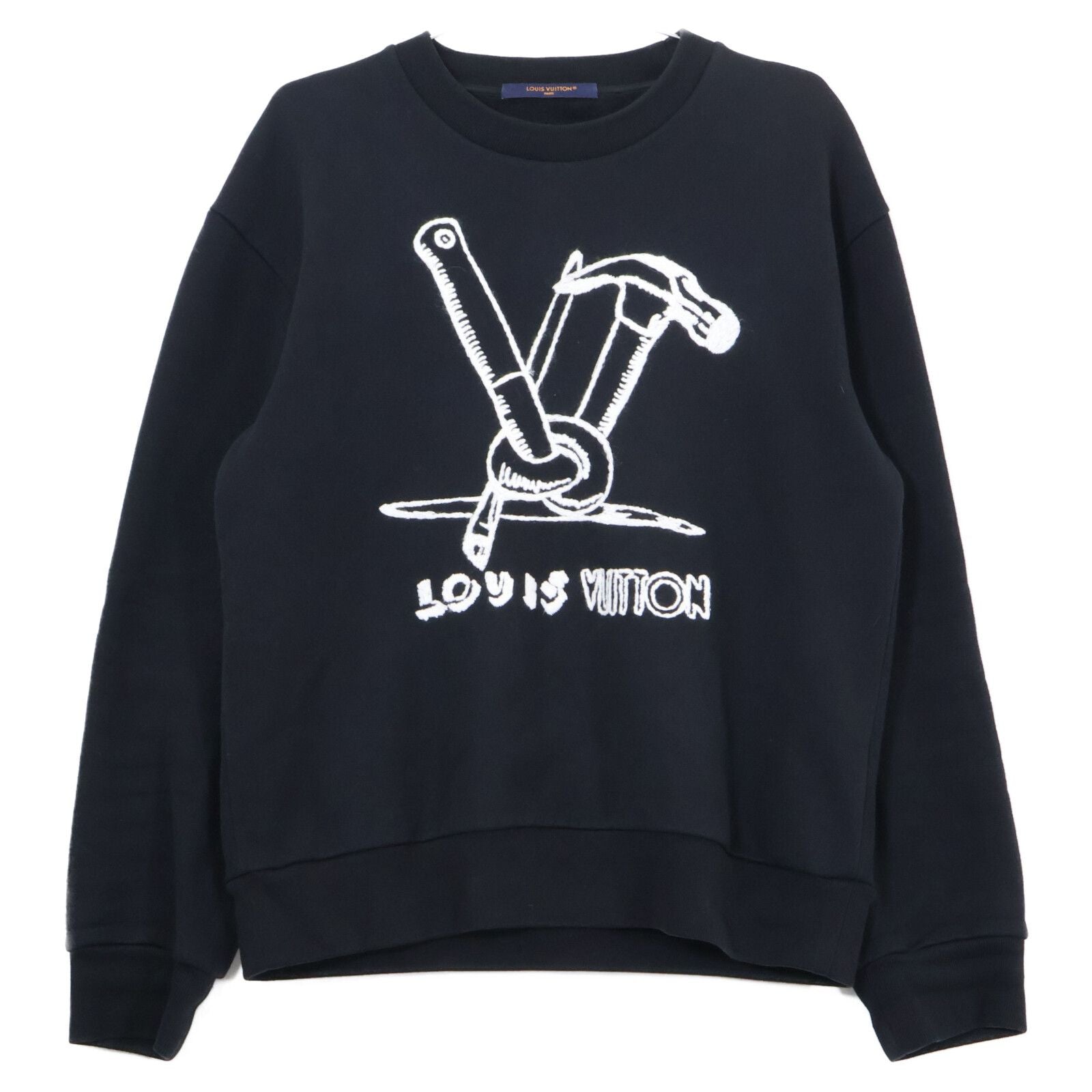 Louis Vuitton Agency Logo Fleece Lining Graphic Sweatshirt