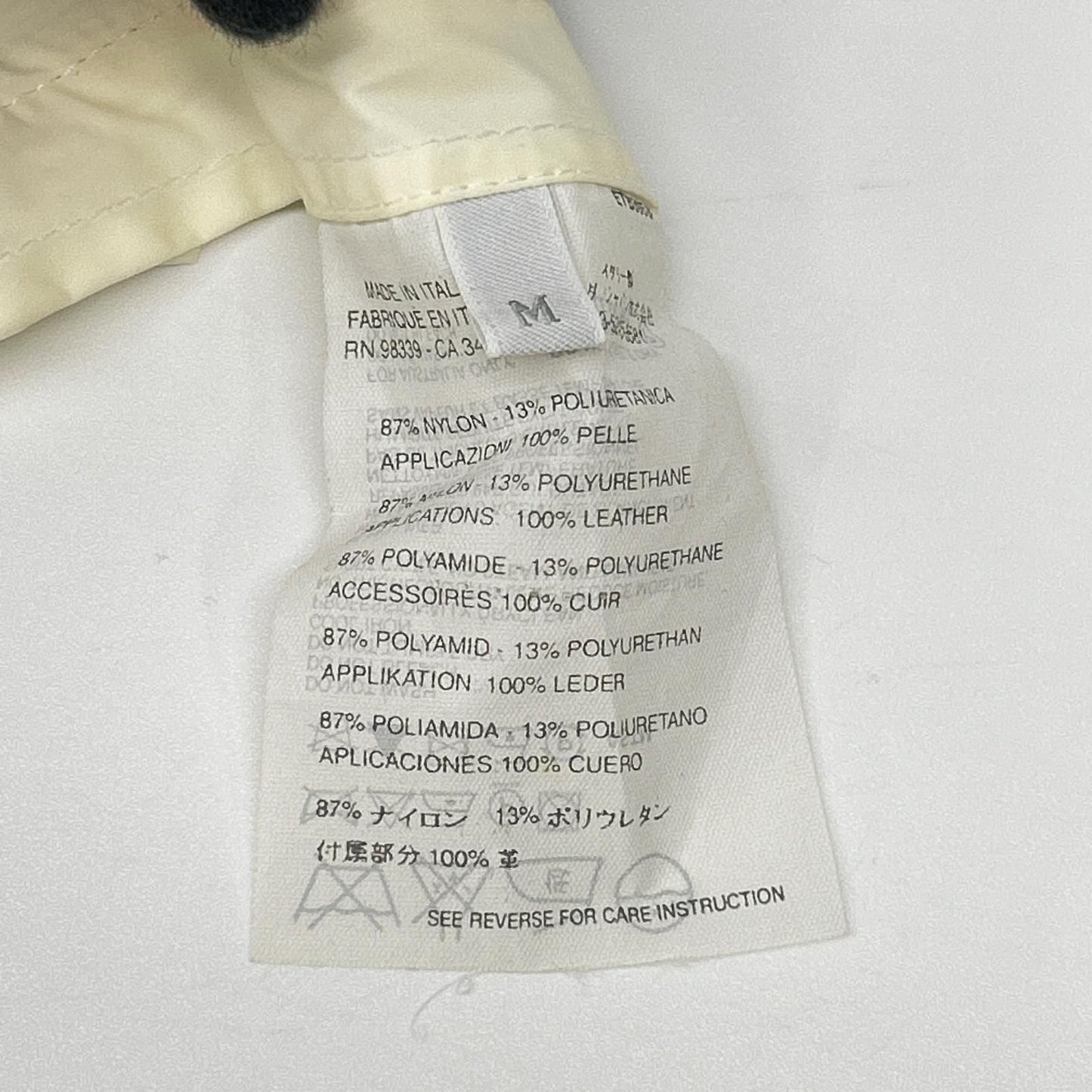 Prada Triangle Plate Packable Nylon Jacket — view 5