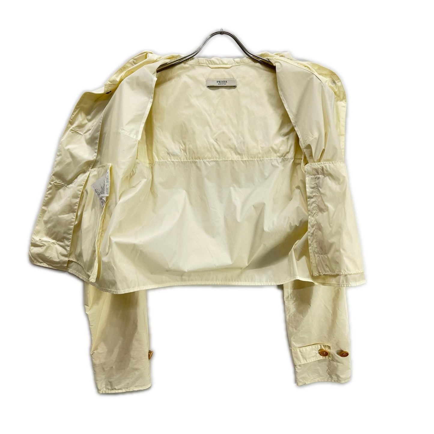 Prada Triangle Plate Packable Nylon Jacket — view 3