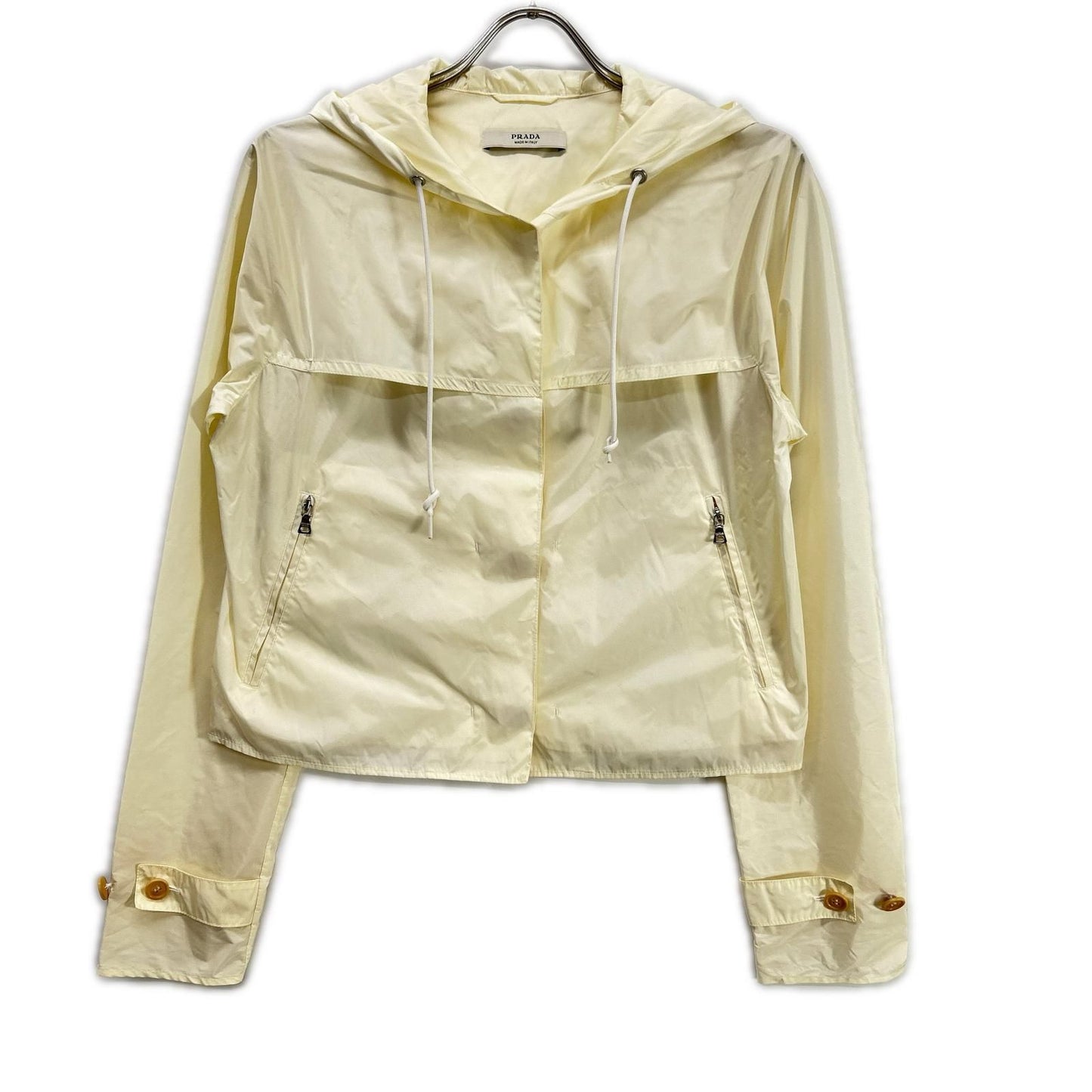 Prada Triangle Plate Packable Nylon Jacket