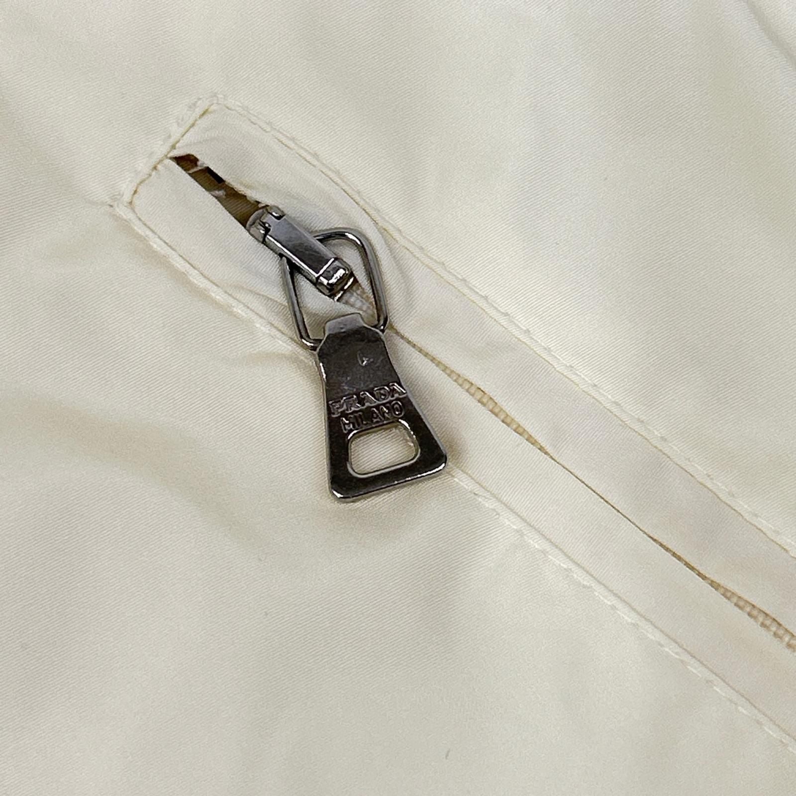 Prada Triangle Plate Packable Nylon Jacket — view 9