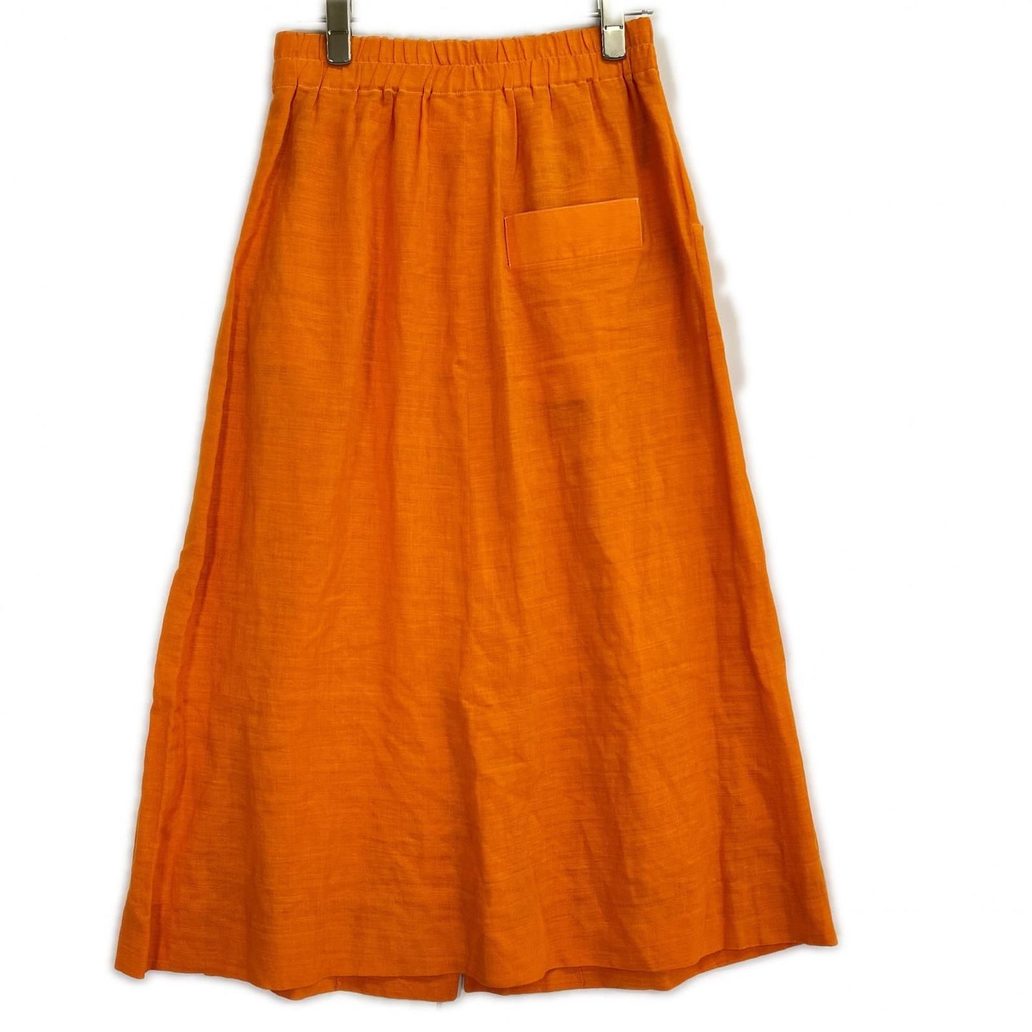 Hermes Orange Linen Exclusif 40 Dress — view 2